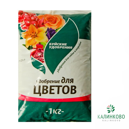 Удобрение "Для цветов" п/э пакет 1 кг,"Эконом"